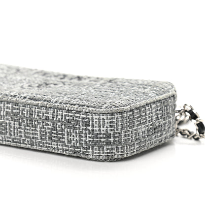 Chanel Canvas Small Deauville Clutch With Chain Charcoal 11 of 12