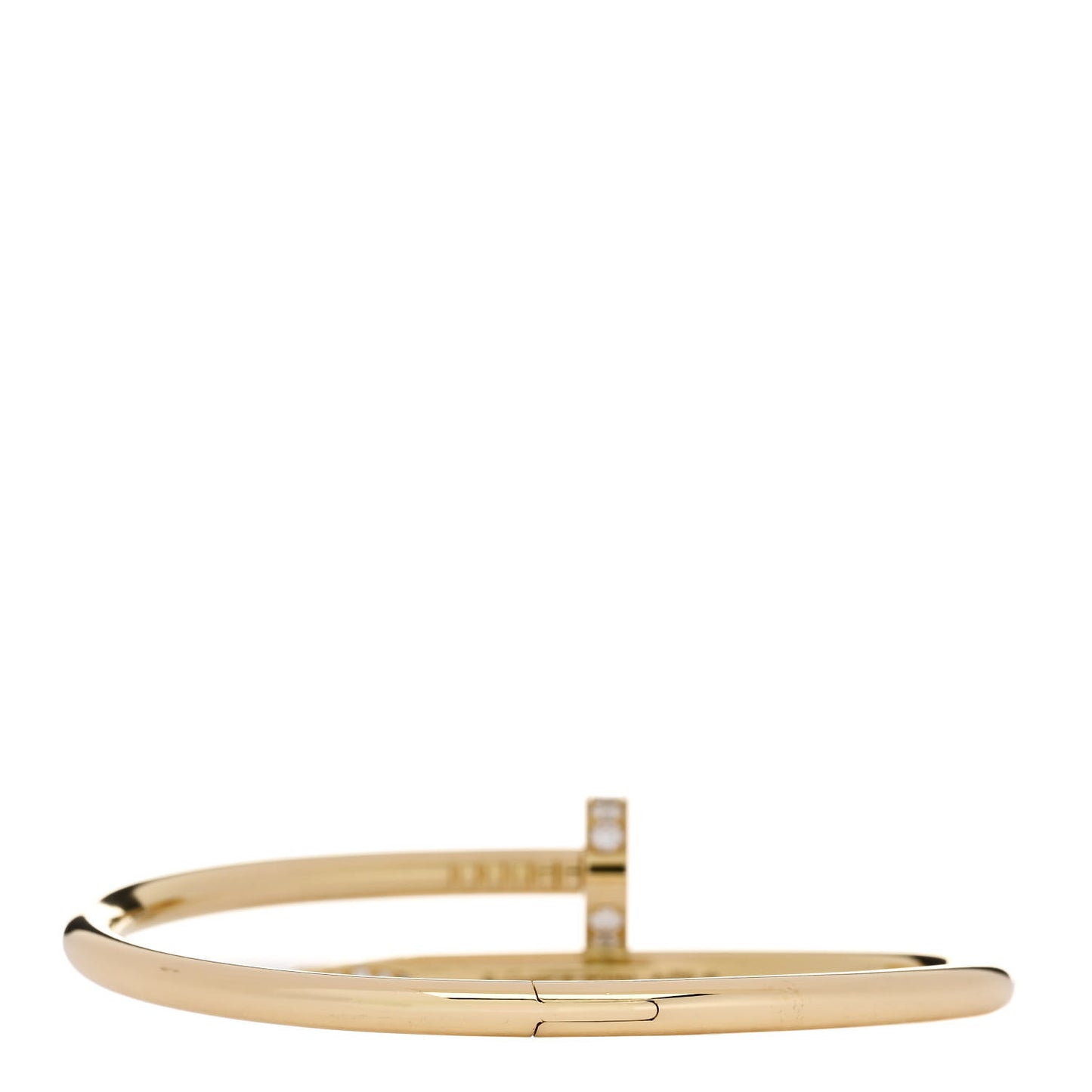 18K Yellow Gold Diamond Juste Un Clou Bracelet 16