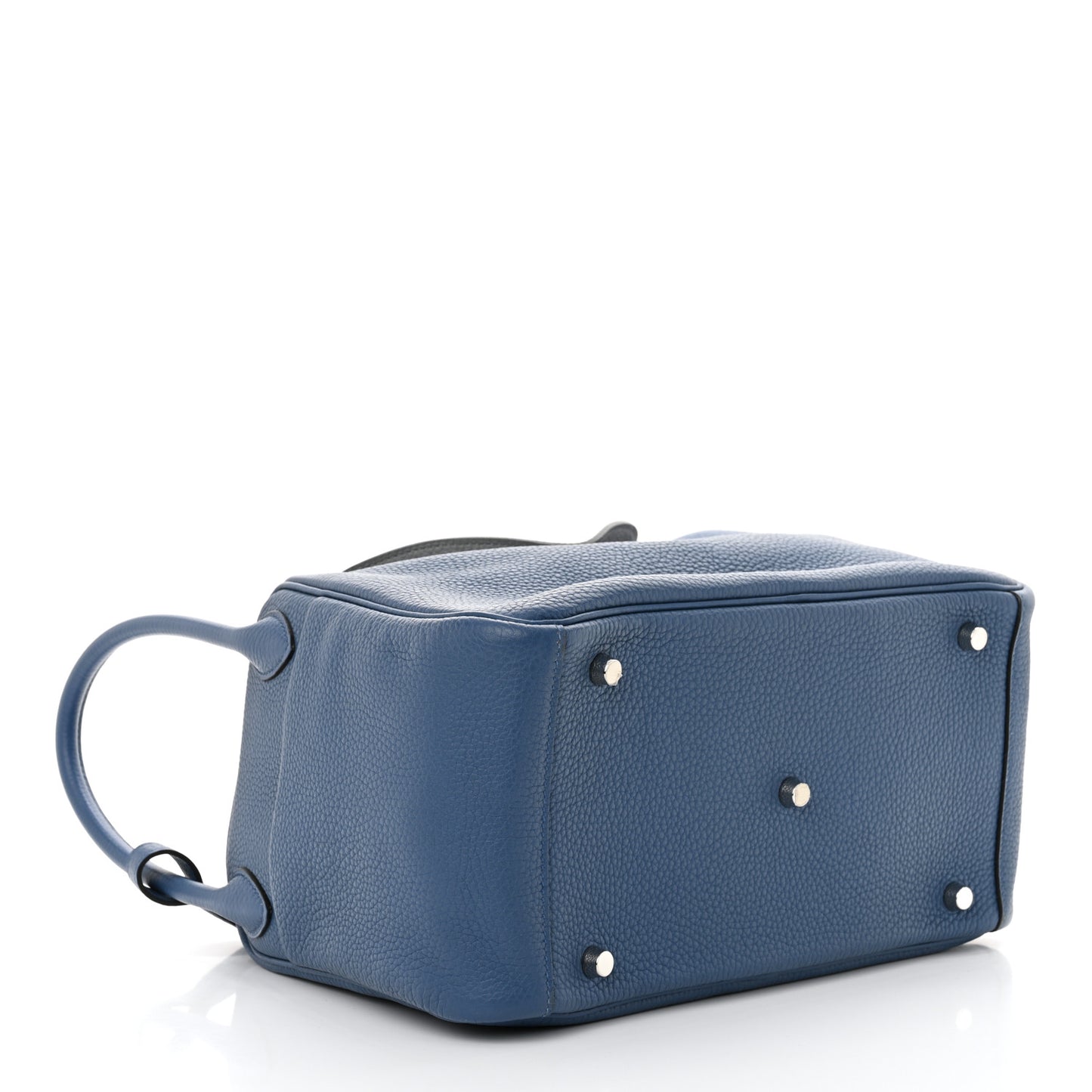 Taurillon Clemence Lindy 30 Bleu Agate Gris Mouette