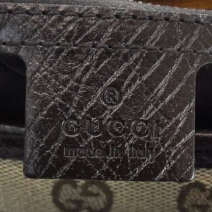 Gucci Monogram Bamboo Bullet Satchel Brown 8 of 9