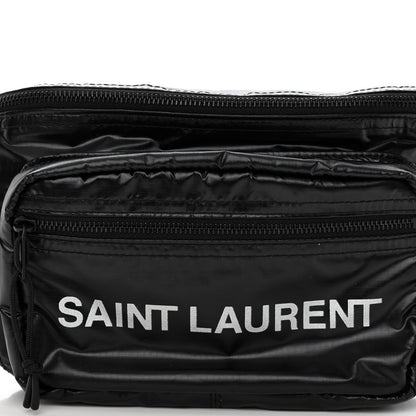 Saint Laurent SAINT LAURENT Nylon Logo Nuxx Body Belt Bag Black 7 of 9