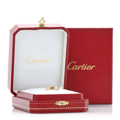 Cartier 18K Pink Gold 3.5mm LOVE Wedding Band Ring 48 4.5 5 of 5