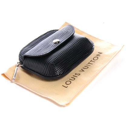 Louis Vuitton Epi Porte-Monnaie Schilling Wallet Black 4 of 6