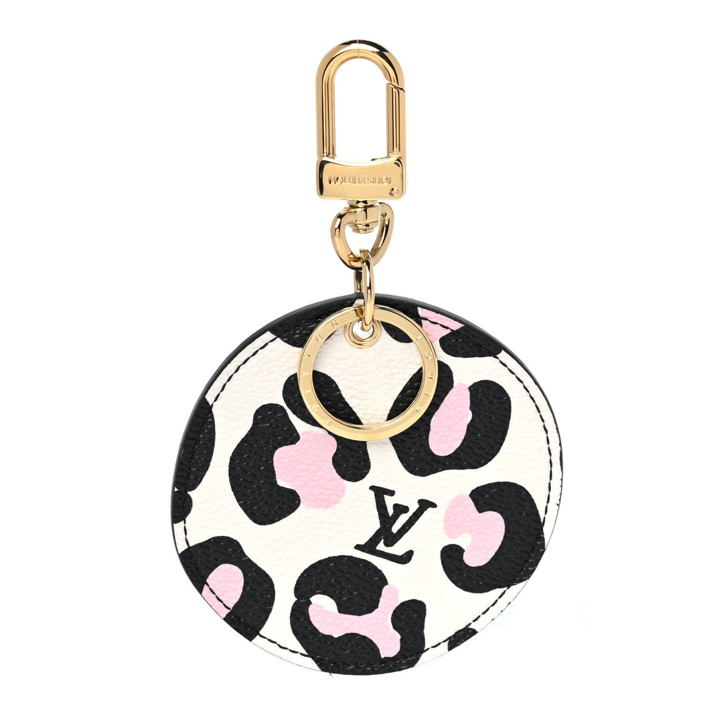 Monogram Wild At Heart Illustre Bag Charm Key Ring Black
