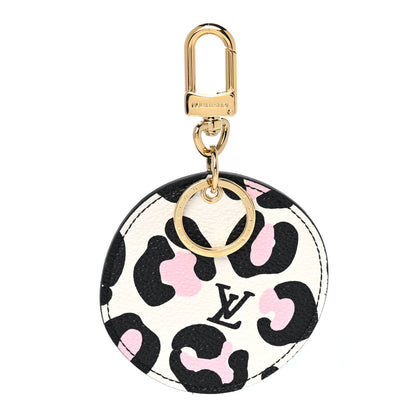 Louis Vuitton Monogram Wild At Heart Illustre Bag Charm Key Ring Black 1 of 5