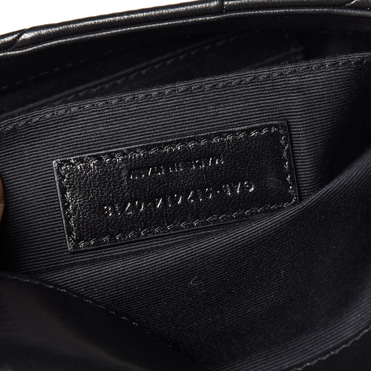 Saint Laurent Lambskin Patchwork Monogram Jamie Chain Wallet Black 8 of 11