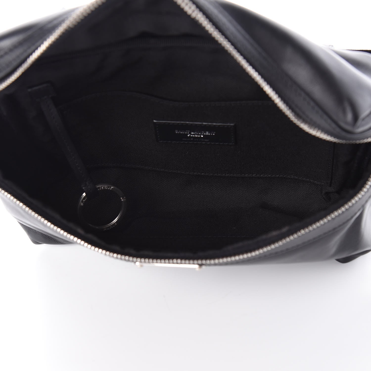 Saint Laurent Calfskin City Belt Bag Black 5 of 9