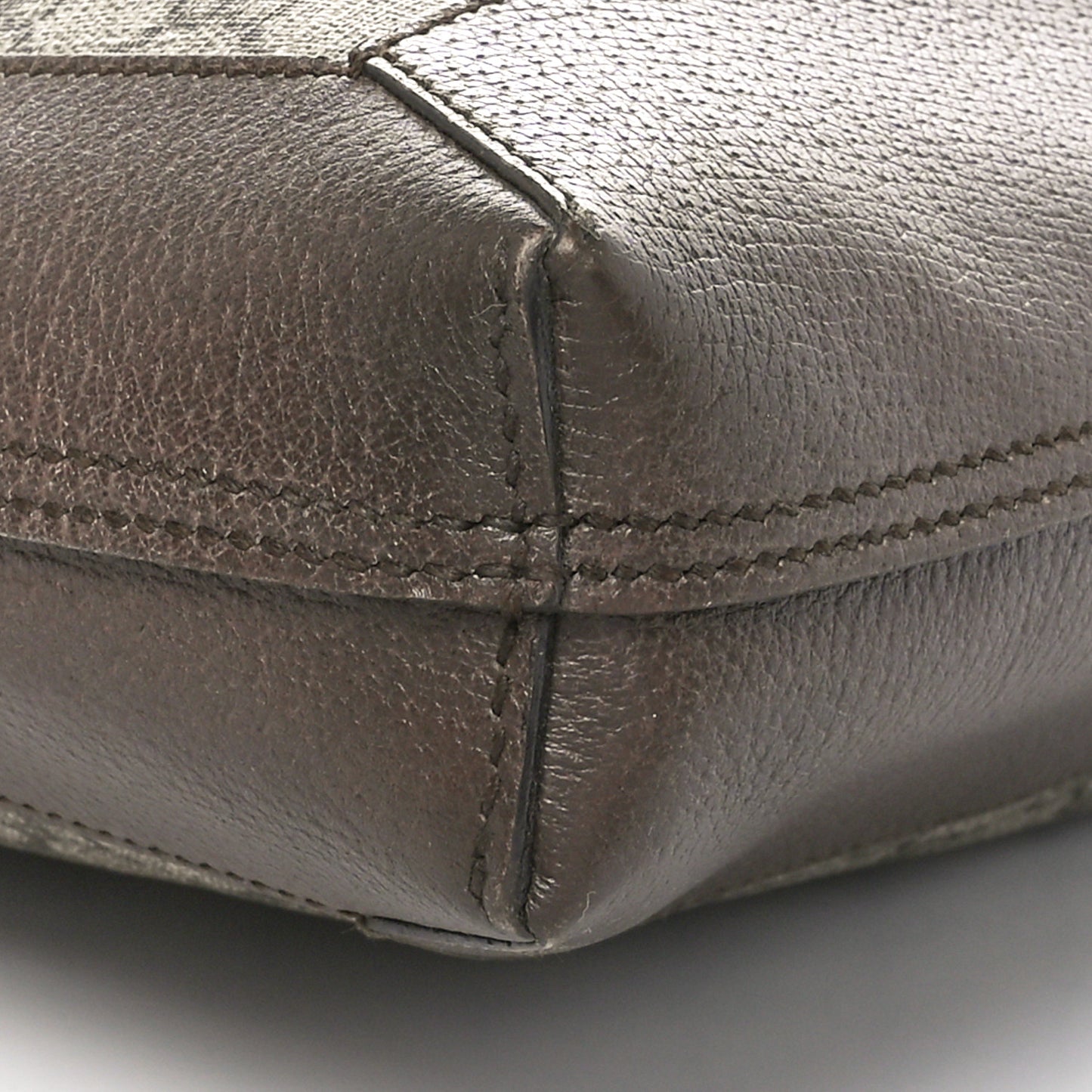 GG Supreme Monogram Web Large Ophidia Vertical Shopping Tote Brown