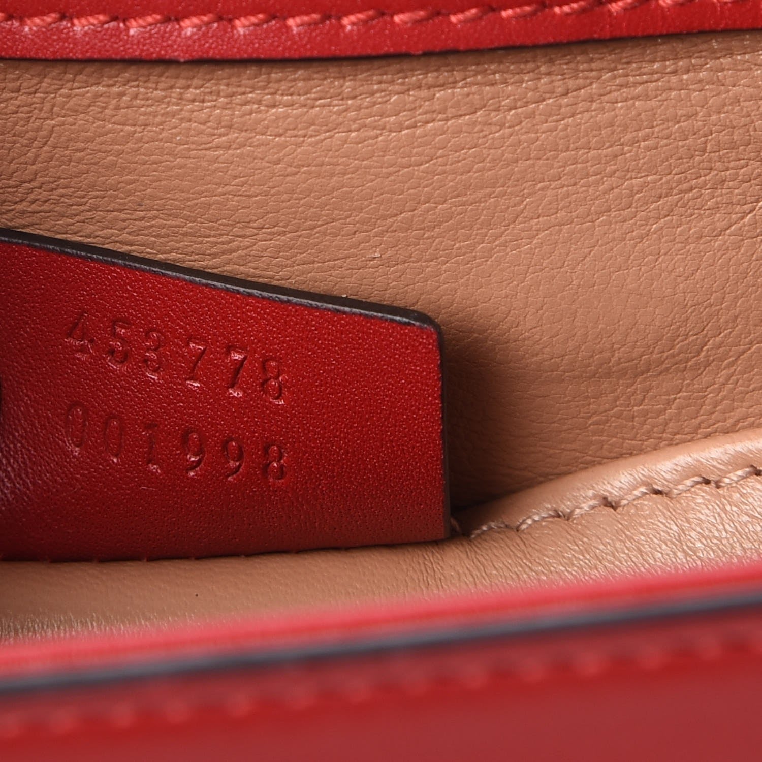 Gucci Nappa Pearl Studded Mini Queen Margaret Broadway Shoulder Bag Hibiscus Red 7 of 9