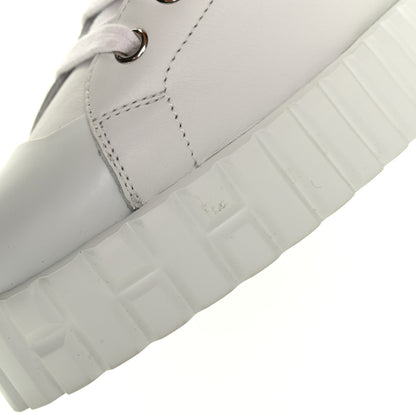 Hermes Calfskin Womens Climb Sneakers 36.5 White 9 of 11