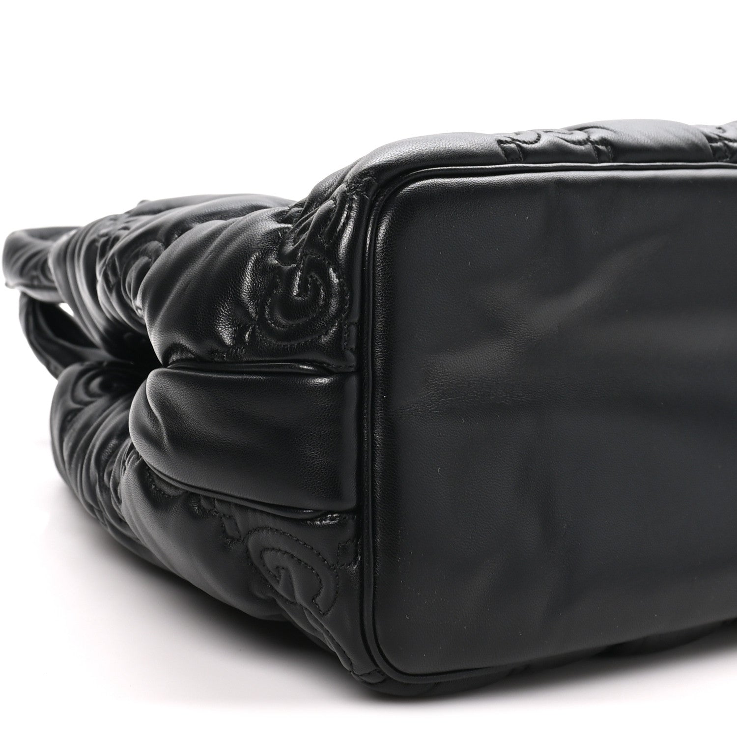 Gucci Calfskin GG Matelasse Large Tote Black 9 of 10