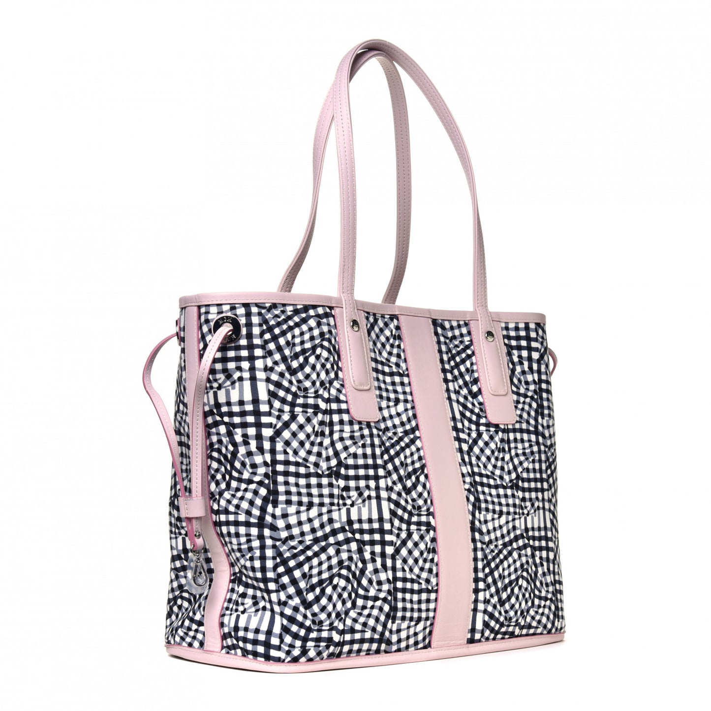 Visetos Medium Liz Reversible Shopper Tote White Soft Pink