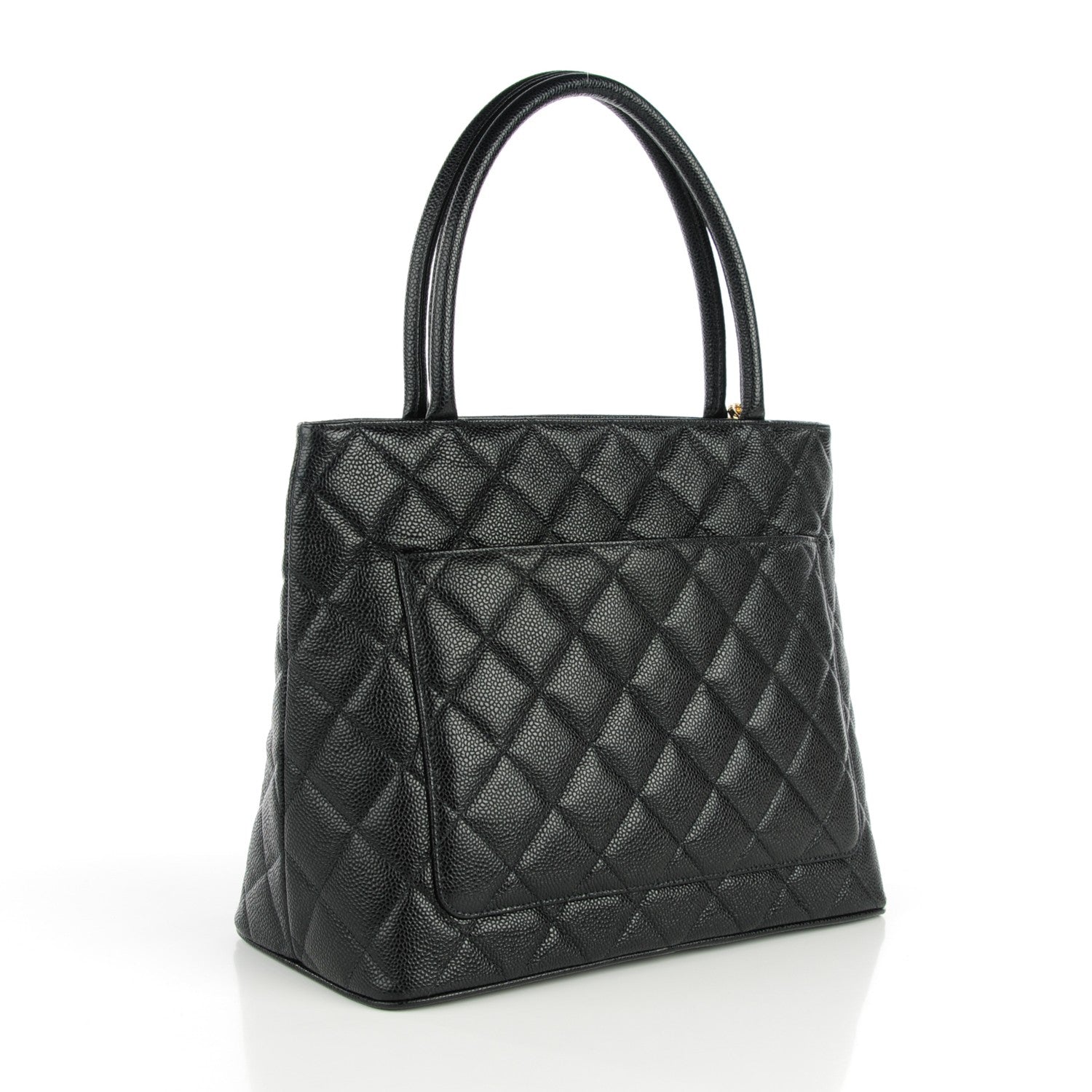 Chanel Caviar Quilted Medallion Tote Black 3 of 6