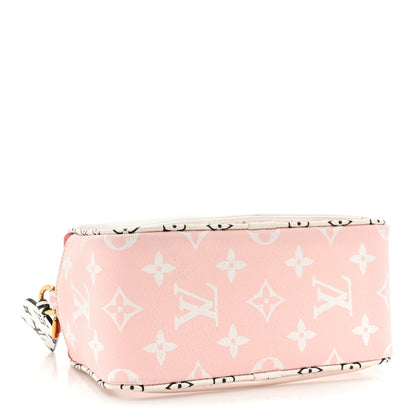 Louis Vuitton Monogram Giant Beach Pouch Rouge 3 of 12