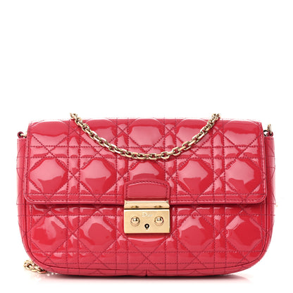 Christian Dior Patent Cannage Miss Dior Promenade Pouch Fuchsia 1 of 10
