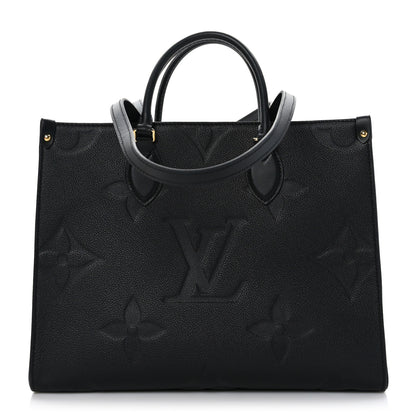 Louis Vuitton Empreinte Monogram Giant Onthego MM Black 1 of 8