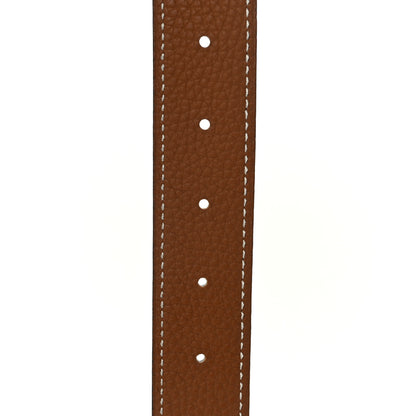 Hermes Box Togo 24mm Mini H Belt 80 32 Black Gold 4 of 5