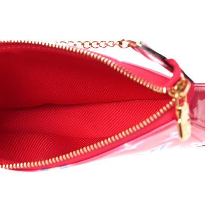 Louis Vuitton Vernis Valentine Mini Pochette Accessories Fuchsia Neon 5 of 10