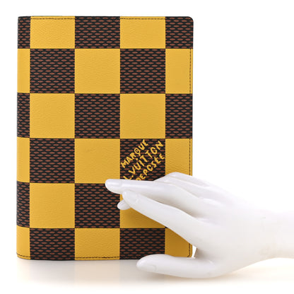 Louis Vuitton Damier Pop Auguste Notebook Cover Yellow 2 of 6