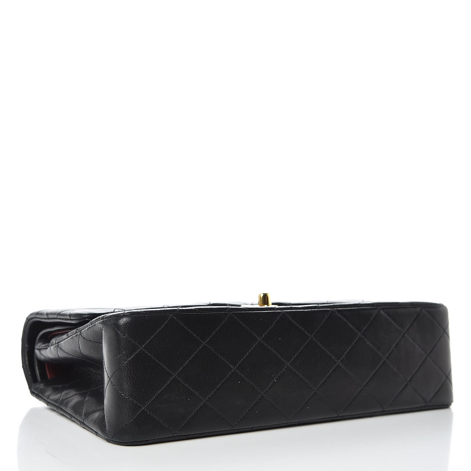 Chanel Lambskin Quilted Medium Double Flap Black 4 of 11