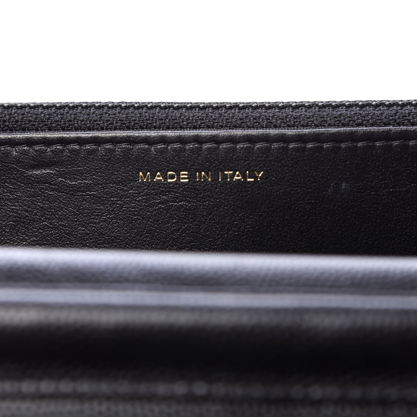 Caviar Quilted French New Wave Chain CC Wallet On Chain WOC Black