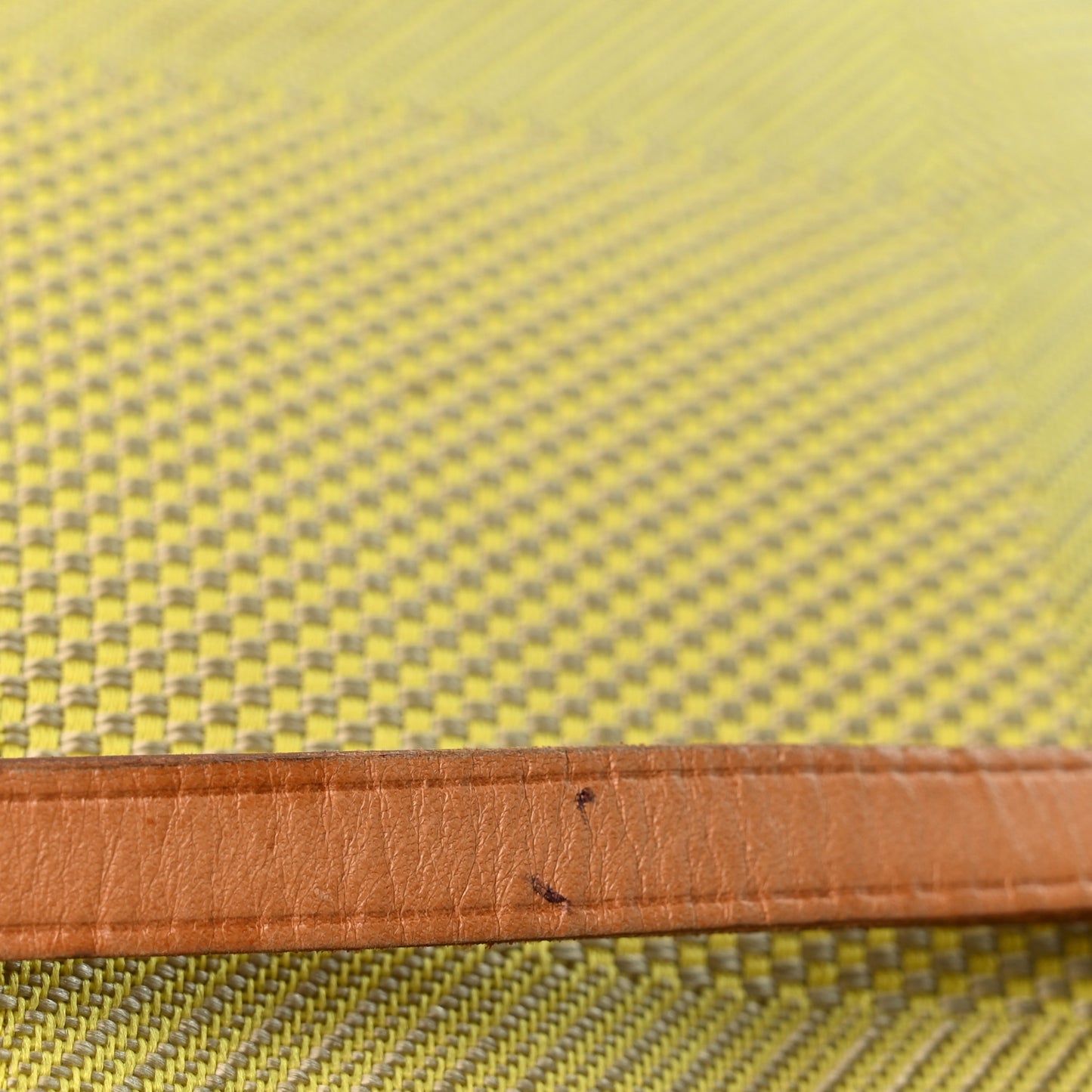 Damier Geant Americas Cup Pochette Accessories Volunteer Bag Yellow