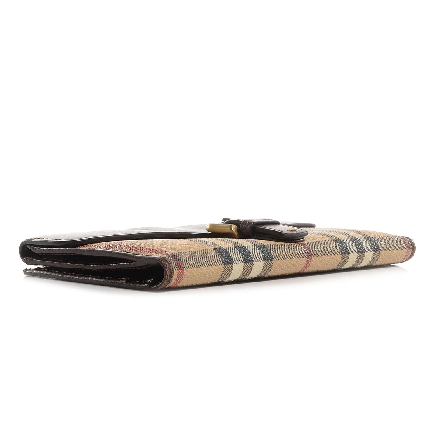 Haymarket Check Continental Wallet Brown