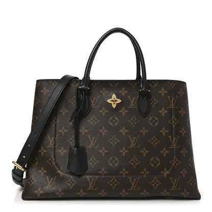 Louis Vuitton Monogram Flower Tote Black 1 of 9
