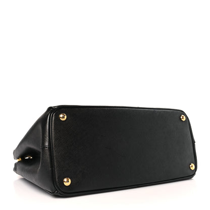 Prada Saffiano Medium Galleria Double Zip Tote Black 4 of 10