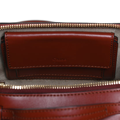 Chloe Shiny Calfskin Mini Vanity C Bag Sepia Brown 6 of 14