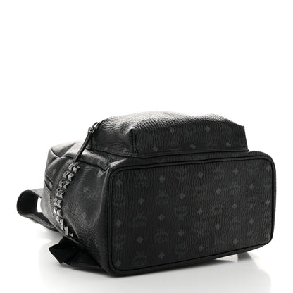 MCM Visetos Medium Side Studs Stark Backpack Black 4 of 12