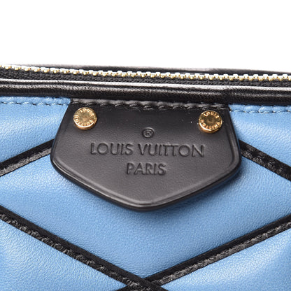 Louis Vuitton Lambskin Malletage Alma PM Bleuet 6 of 12