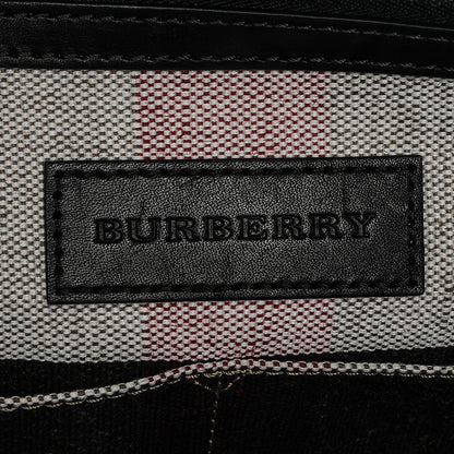 Burberry Canvas Mega Check Medium Susanna Hobo Black 6 of 6