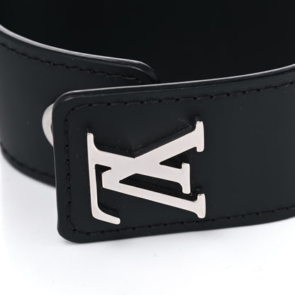 Louis Vuitton Calfskin Bracelet Black 6 of 7