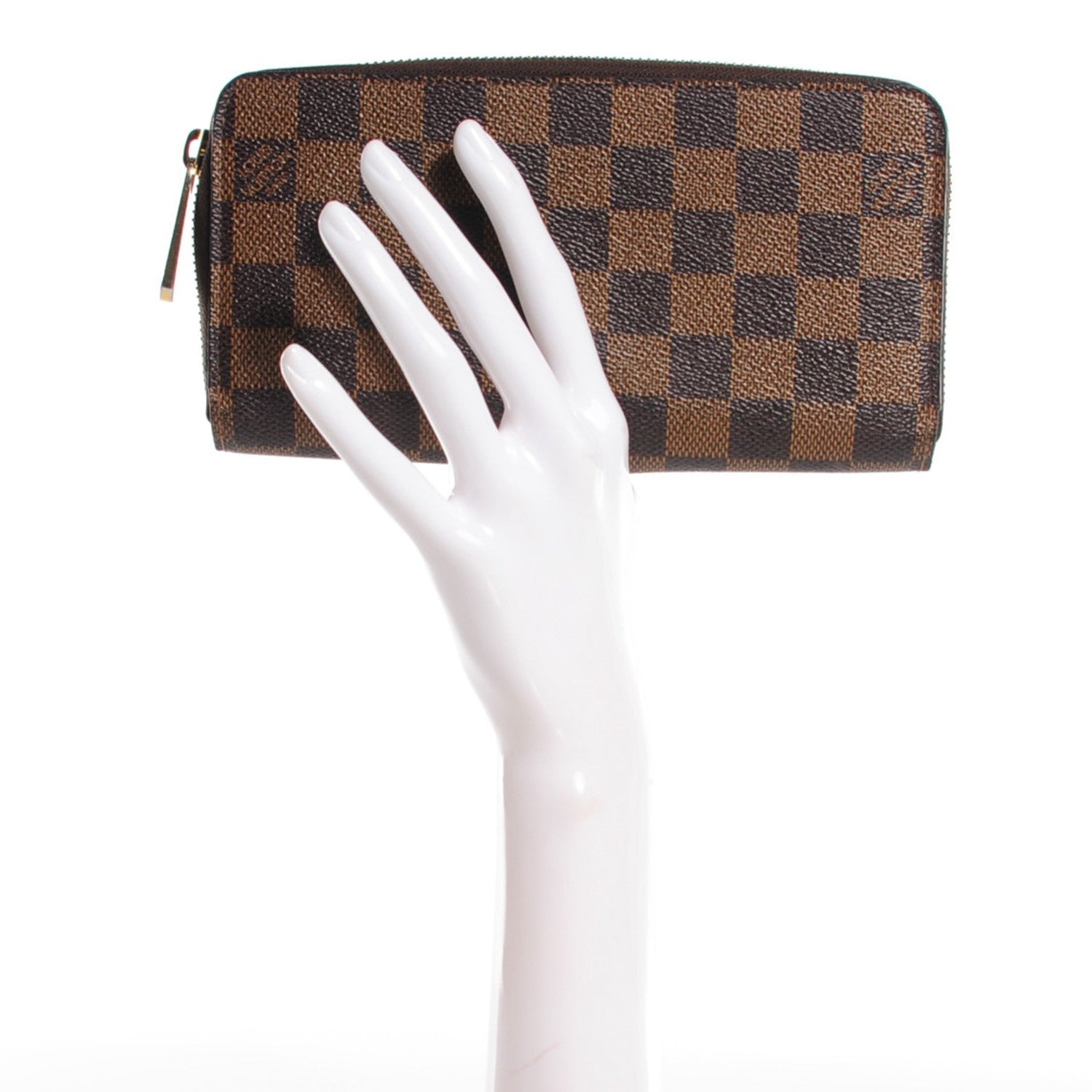 Louis Vuitton Damier Ebene Zippy Wallet 2 of 7