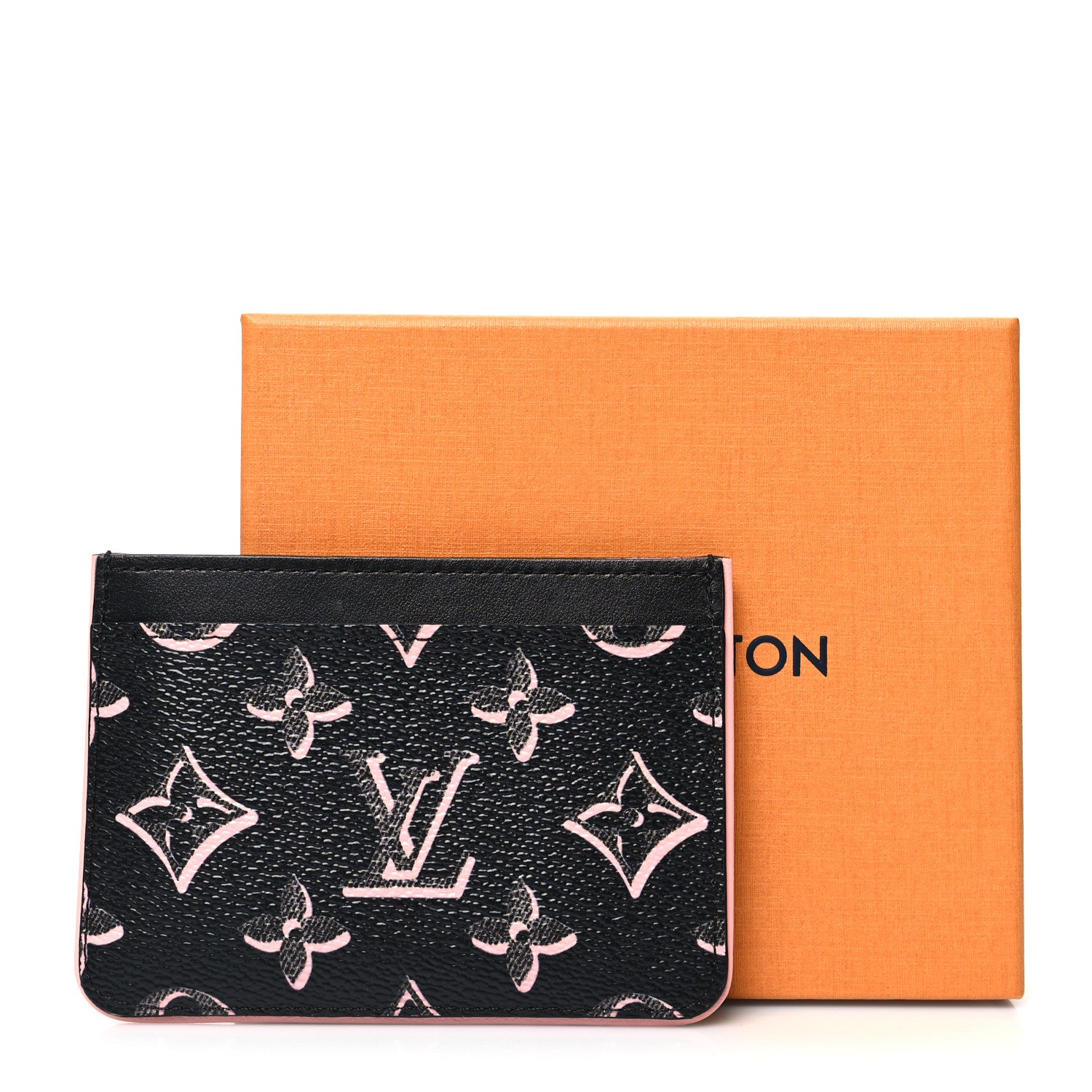 Louis Vuitton Monogram Fall for You LV Side-Up Card Holder Black 10 of 10