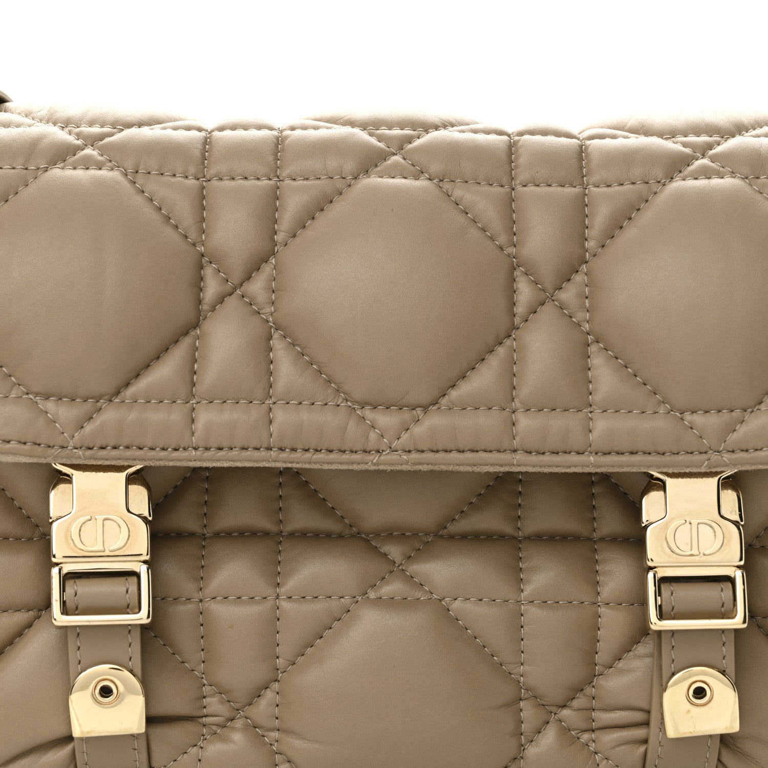 Christian Dior Calfskin Macrocannage Small Diorcamp Messenger Sand 8 of 10