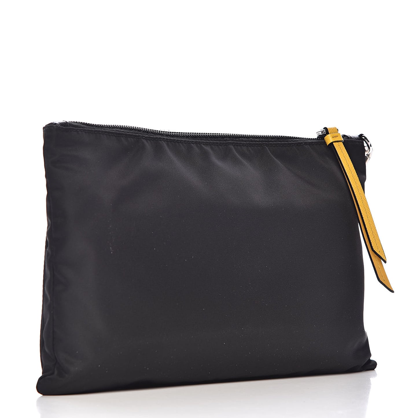 Nylon Camouflage Print Pouch Blue