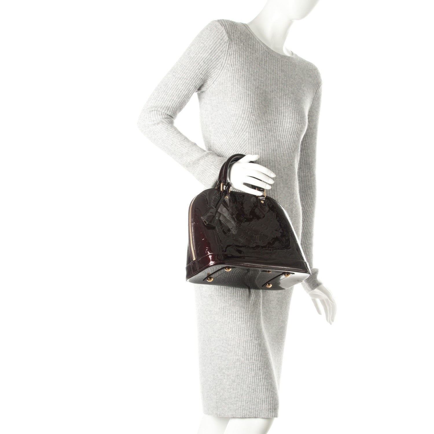 Louis Vuitton Vernis Alma PM Amarante 2 of 7