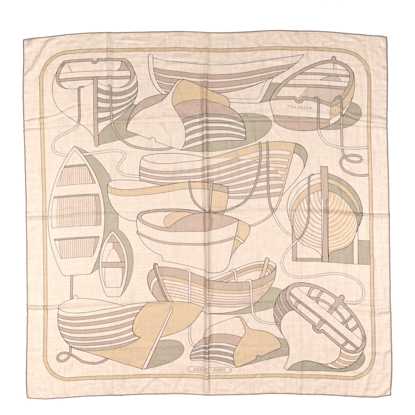 Cashmere Silk Thalassa Shawl 140 Beige Rose Mastic