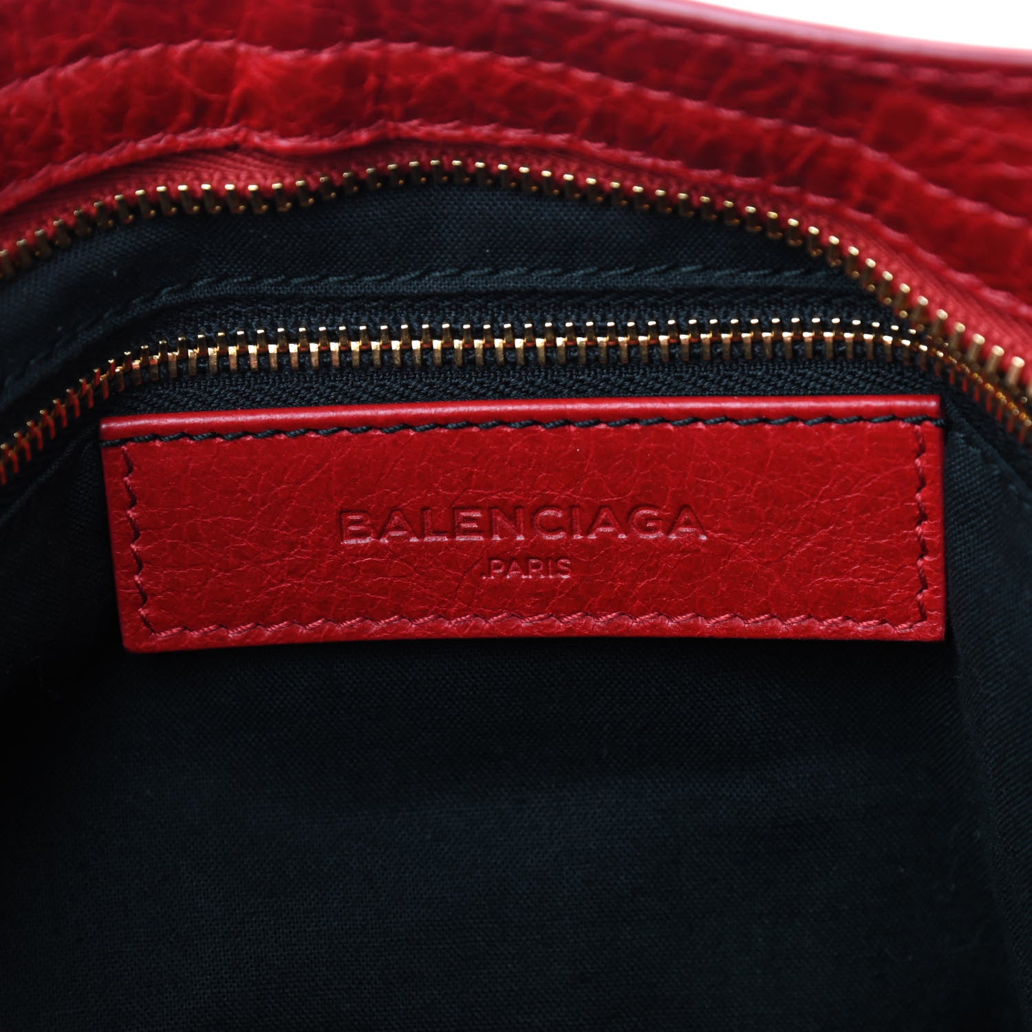Balenciaga Agneau Giant 12 Gold Hardware City Rouge Lipstick 6 of 9