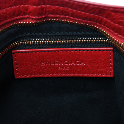 Balenciaga Agneau Giant 12 Gold Hardware City Rouge Lipstick 6 of 9