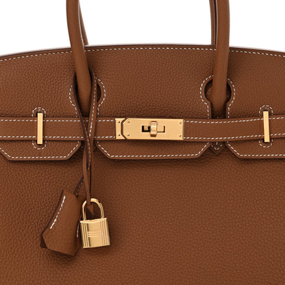Hermes Togo Birkin 30 Gold 8 of 11