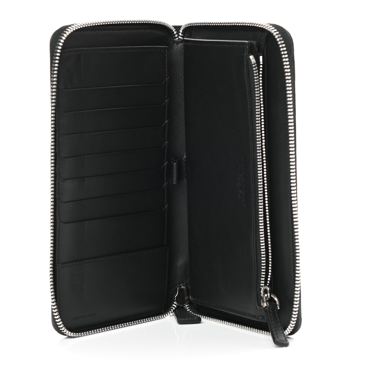 Burberry Trench Calfskin Splash Continental Wallet Black 5 of 13