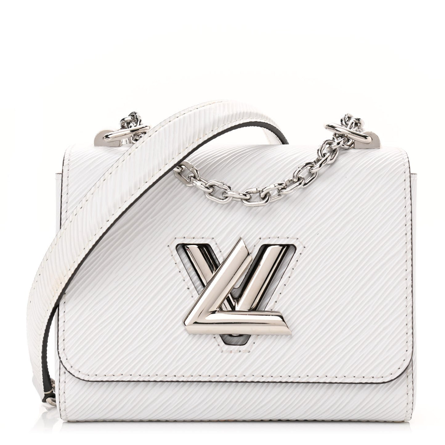 Epi Twist Shoulder Bag PM White