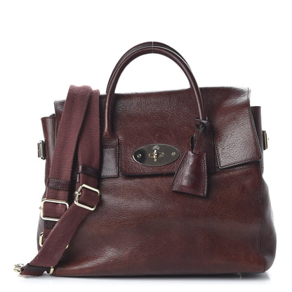 Mulberry Natural Leather Cara Delevigne Convertible Satchel Oxblood 1 of 14