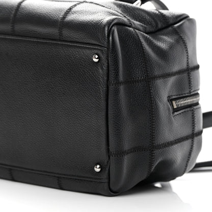 Chanel Caviar Square Stitched Bowler Black 9 of 12
