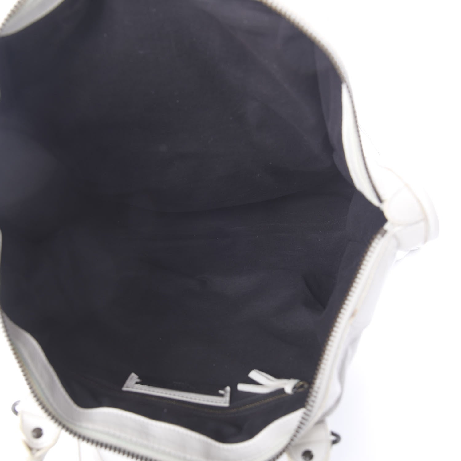 Balenciaga Agneau Classic Hardware Weekender White 5 of 17