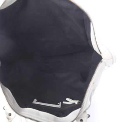 Balenciaga Agneau Classic Hardware Weekender White 5 of 17