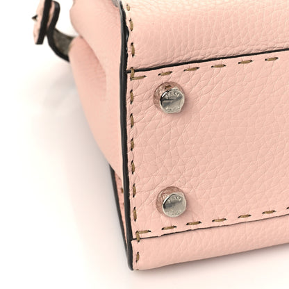 Fendi Cuoio Romano Selleria Bi-Color Medium Peekaboo Iconic Essentially Satchel Cipria Latte 8 of 9